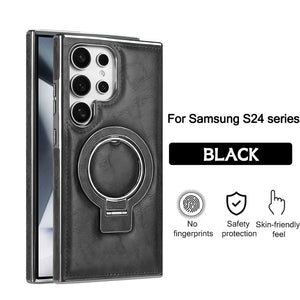 For Samsung S25 series Business Magnetic Anti-fall Bracket Protective Case