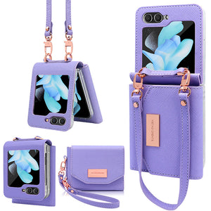 For Samsung ZFlip6/7 Folding Screen Wallet Phone Case