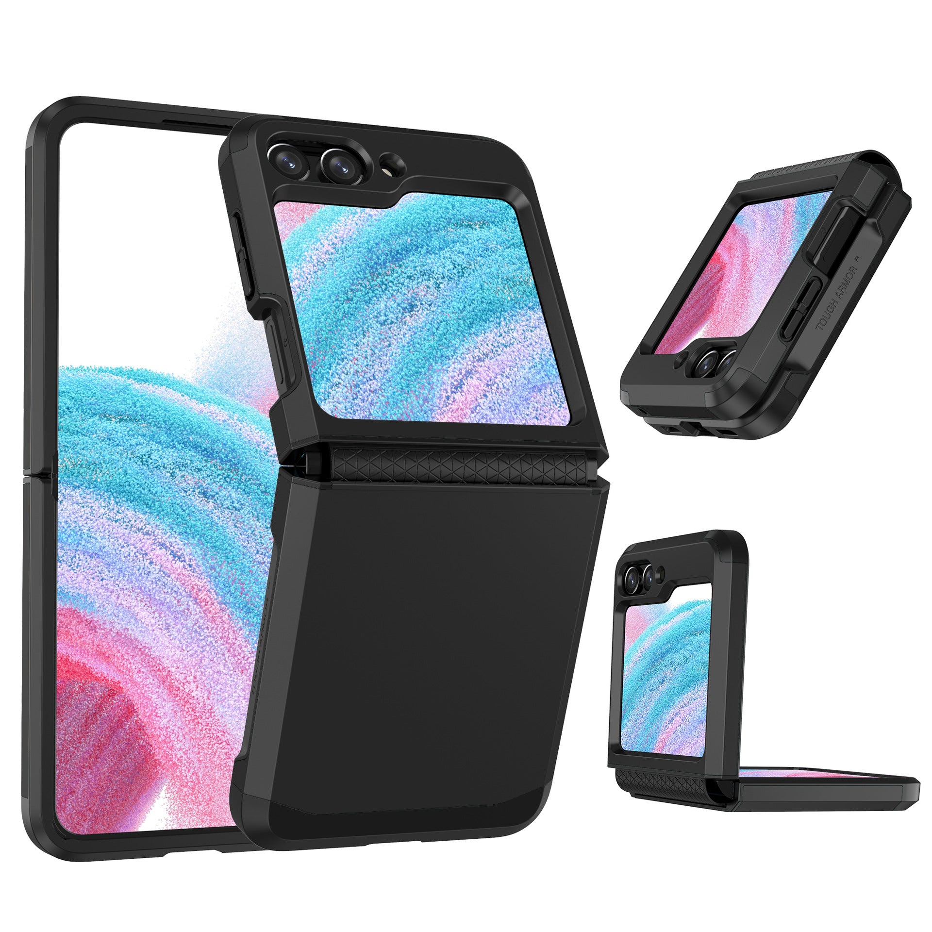 For Samsung ZFlip3/4/5/6 Mobile Phone Shell Hinge Integrated