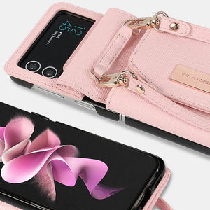 For Samsung ZFlip6/7 Folding Screen Wallet Phone Case