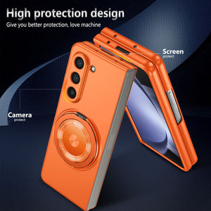 360-Degree Rotating Stand Suitable for Magnetic Wireless Charging of Samsung ZFOLD 5/6 Folding Phone Case