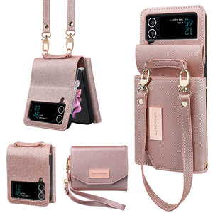 For Samsung ZFlip6/7 Folding Screen Wallet Phone Case