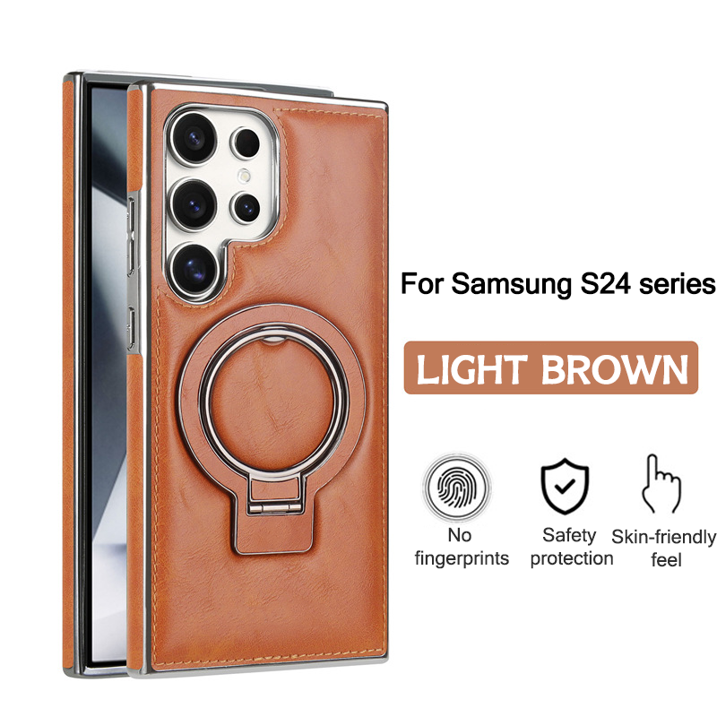 For Samsung S25 series Business Magnetic Anti-fall Bracket Protective Case