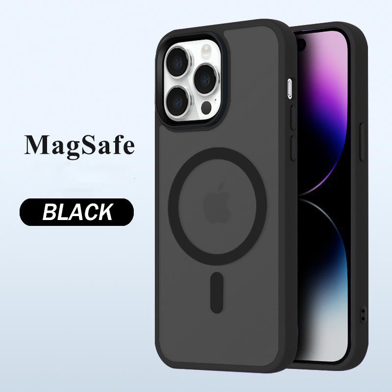 Suitable for iPhone16 Series Skin-like Frosted Translucent Magnetic Phone Case