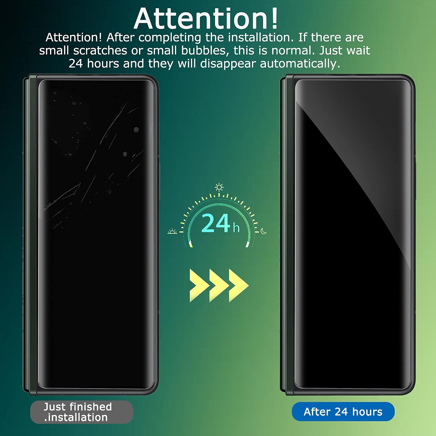 Foldable Privacy Screen Hydrogel Protective Film, Suitable For Samsung Z Fold 5