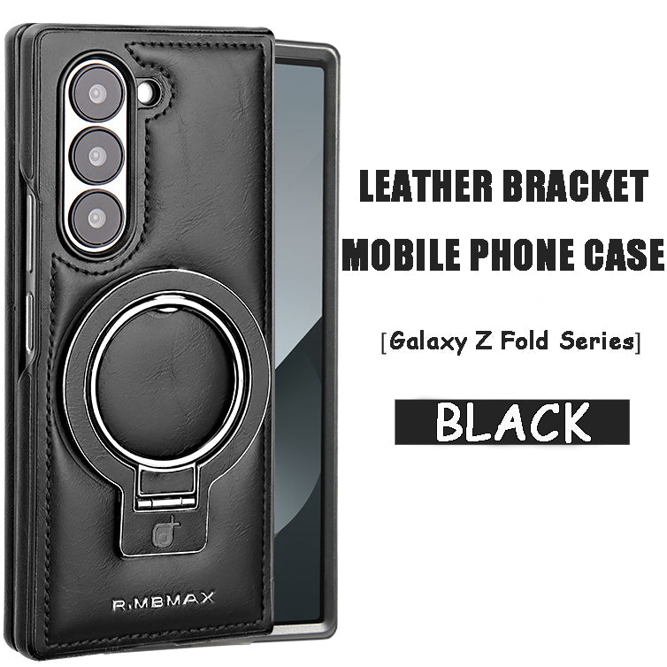 New Arrival - Handcrafted Luxury Leather Invisible Magnetic Stand Protective Shell for Samsung Z Fold6/5/4/3