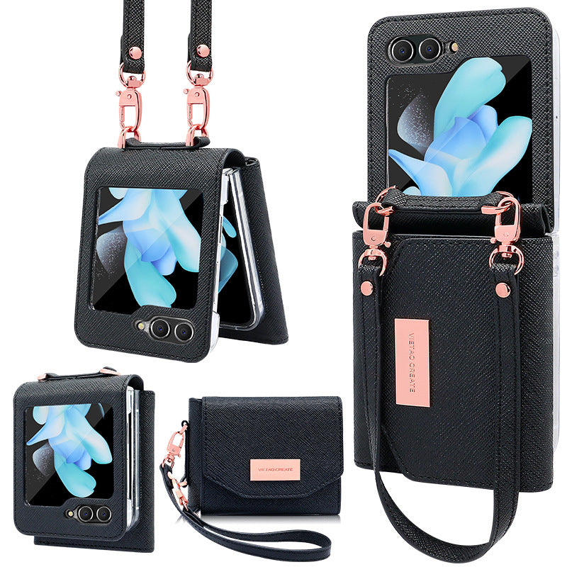 For Samsung ZFlip6/7 Folding Screen Wallet Phone Case