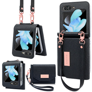 For Samsung ZFlip6/7 Folding Screen Wallet Phone Case