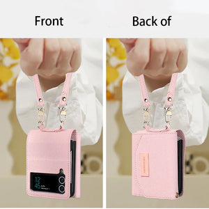 For Samsung ZFlip6/7 Folding Screen Wallet Phone Case