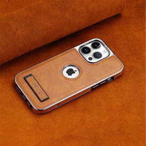 High-End Simple Business Leather Mobile Phone Case Male IPhone14 Series