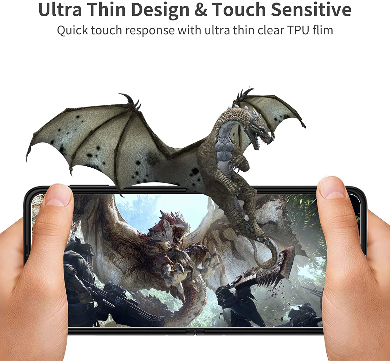 Foldable Privacy Screen Hydrogel Protective Film, Suitable For Samsung Z Fold 5
