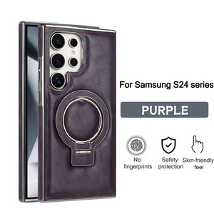 For Samsung S25 series Business Magnetic Anti-fall Bracket Protective Case