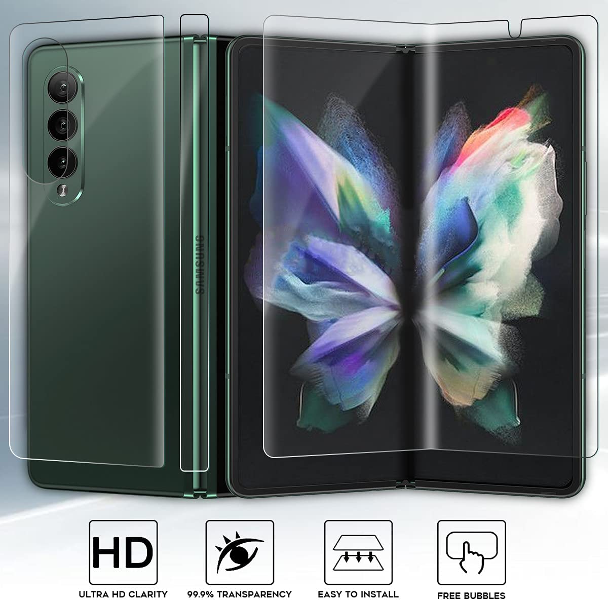 Foldable Privacy Screen Hydrogel Protective Film, Suitable For Samsung Z Fold 5