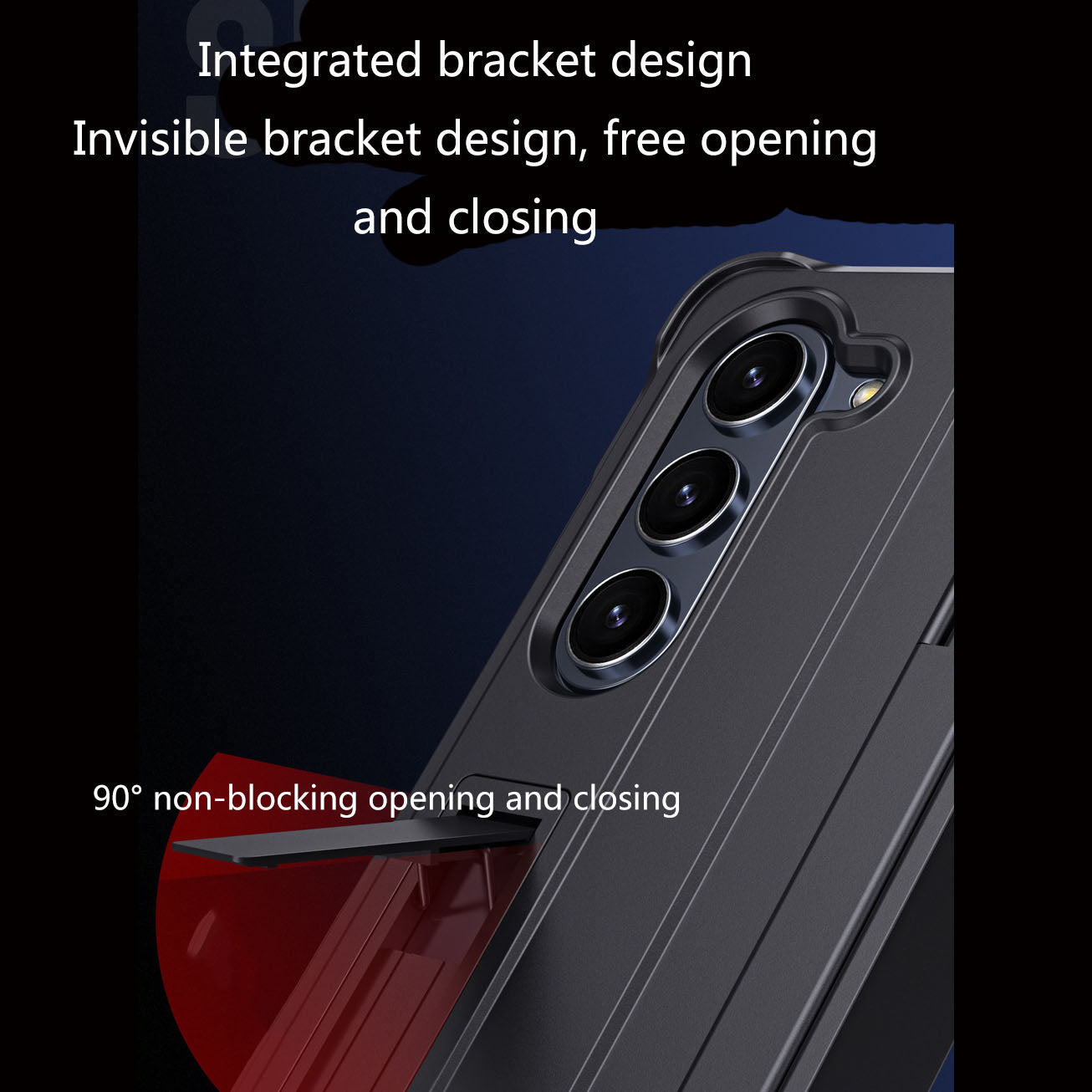 Suitable for Z Fold5/6/7 King Kong hinge all-in-one all-inclusive anti-fall mobile phone case