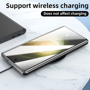 Magnetic Double Sided Tempered Glass Phone Case for Samsung S24/25 Ultra