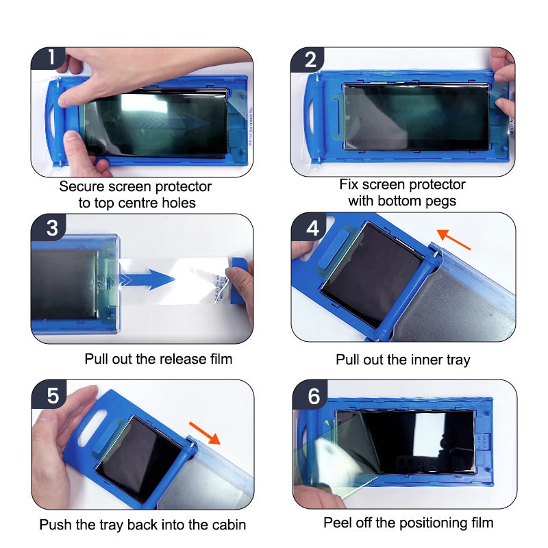 For Galaxy S22/S23/S24 Ultra Premium Screen Protector with Easy-install Mounter
