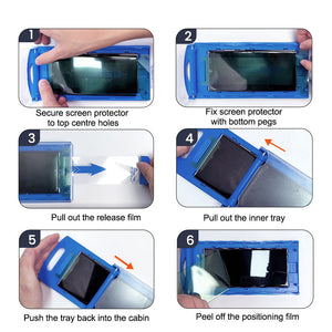For Galaxy S22/S23/S24 Ultra Premium Screen Protector with Easy-install Mounter