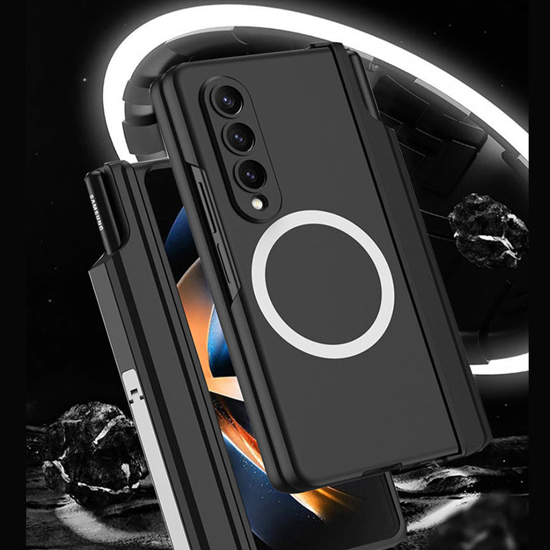 Wireless Magnetic Phantom Pen Holder Mobile Phone Case For Samsung Z Fold 5/6