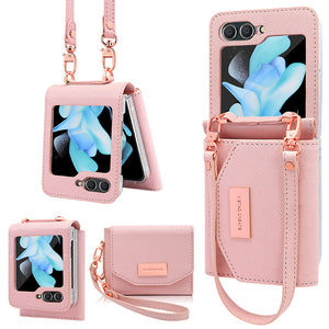 For Samsung ZFlip6/7 Folding Screen Wallet Phone Case