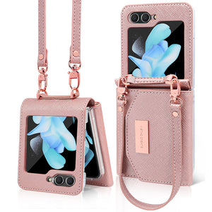 For Samsung ZFlip6/7 Folding Screen Wallet Phone Case