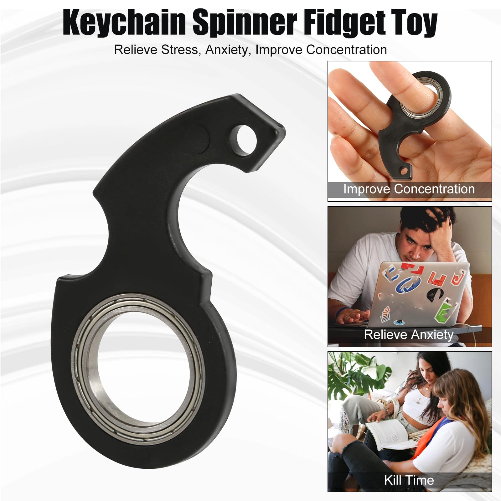 Keychain Fidget Spinner