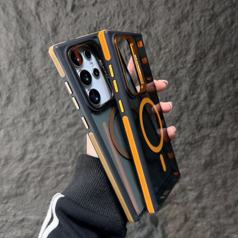 Suitable For Samsung S25 Series Lens Holder Non-slip Mobile Phone Case
