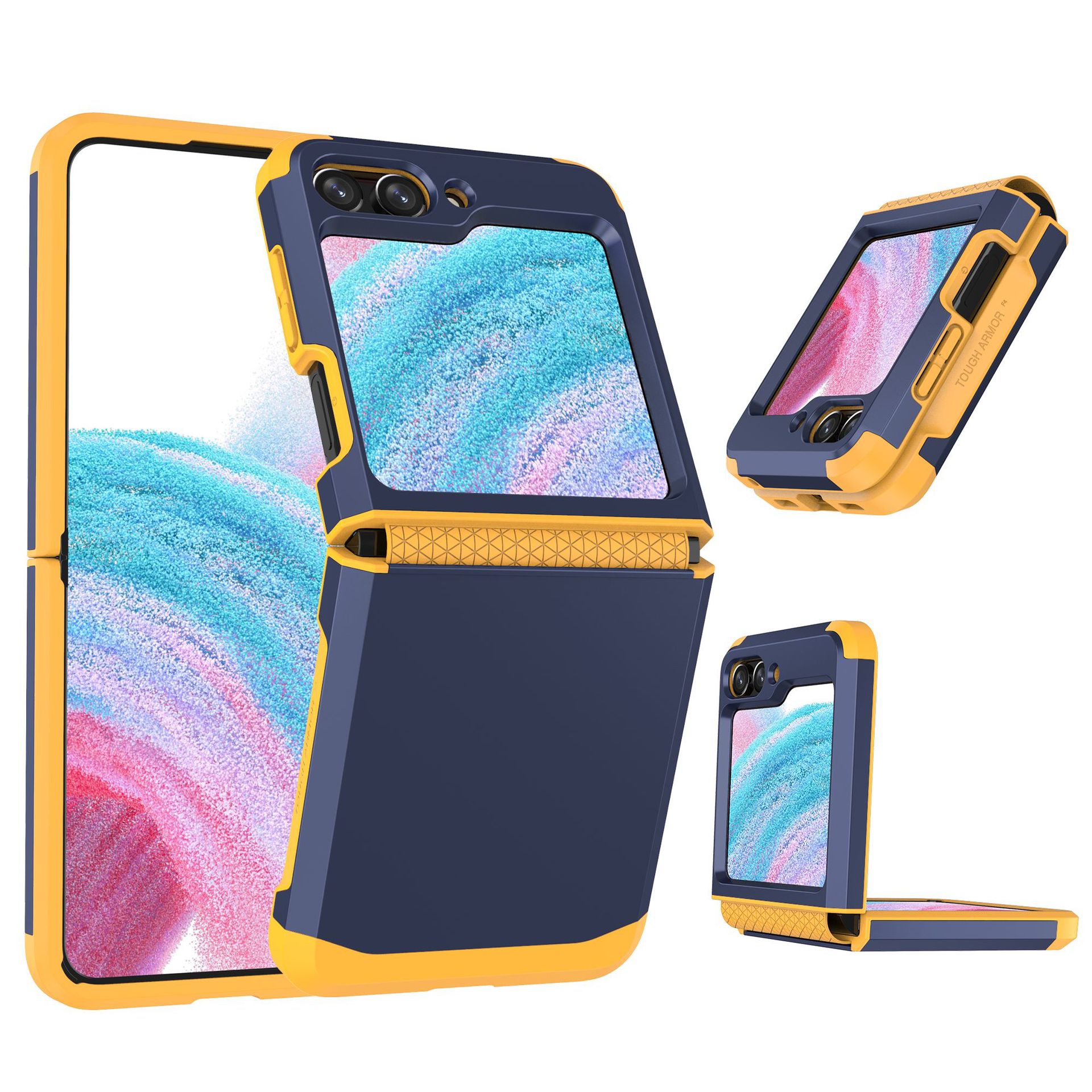 For Samsung ZFlip3/4/5/6 Mobile Phone Shell Hinge Integrated