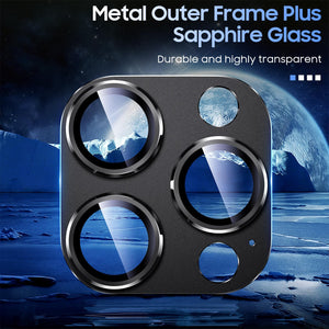 Camera lens protective film, compatible with iPhone 15 series, metal tempered glass back screen protective film