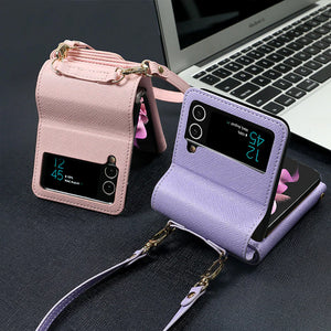 For Samsung ZFlip6/7 Folding Screen Wallet Phone Case