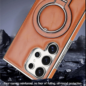 For Samsung S25 series Business Magnetic Anti-fall Bracket Protective Case