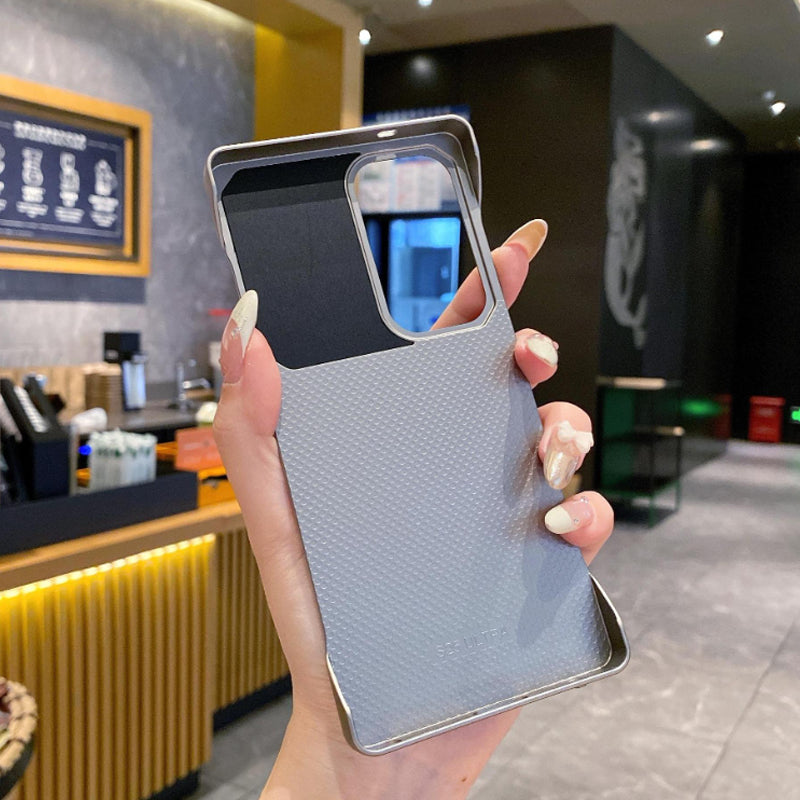 Suitable For Samsung S25Ultra Aromatherapy Leather Metal Magnetic Phone Case
