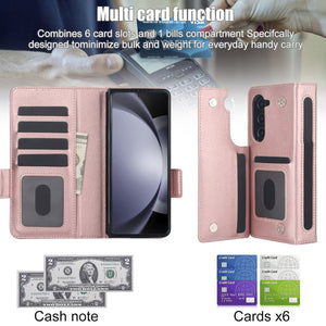 Suitable for Samsung ZFold3/4/5/6 Multifunctional Leather Case