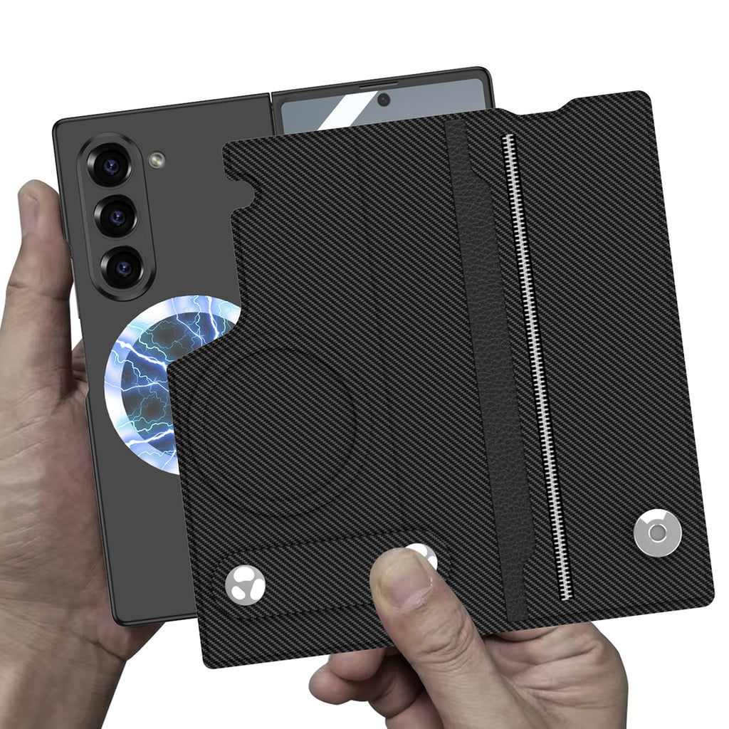GKK Flip Leather Case with  separate shell for Samsung Galaxy Z Fold 6 Fold 5 wallet sheath for Samsung z fold 6 5g