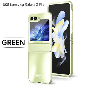 Compatible with Samsung Z Flip 3/4/5/6 Flat Hinge Folding Phone Case