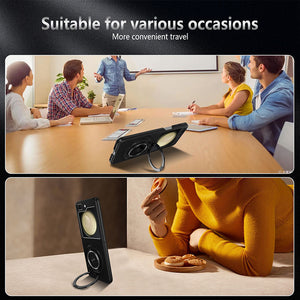 360° Rotating Folding Stand Case Samsung Z Flip5 Super Magnetic Phone Case