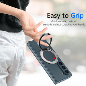 Compatible with Samsung ZFold7/6 mobile phone case 5/4 external 360 rotating bracket magnetic wireless charging ultra-thin protective cover