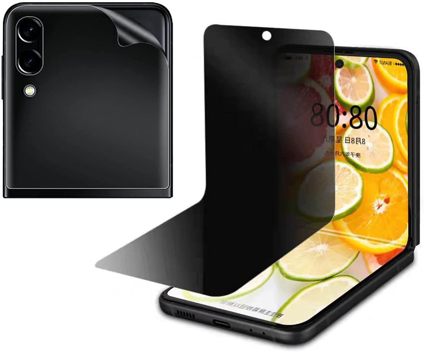 Foldable Privacy Screen Hydrogel Protective Film, Suitable For Samsung Z Fold 5