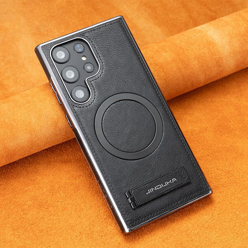 Suitable for Samsung S24/S25 series Business Magnetic Bracket Protective Case