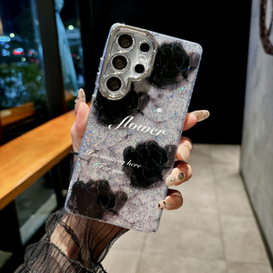 Shiny Laser Back Cover, Lens Protector Samsung Case