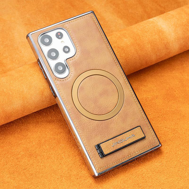 Suitable for Samsung S24/S25 series Business Magnetic Bracket Protective Case