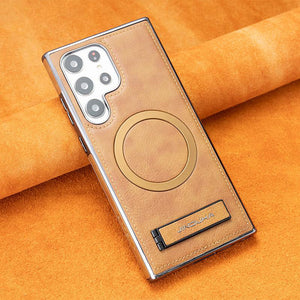 Suitable for Samsung S24/S25 series Business Magnetic Bracket Protective Case
