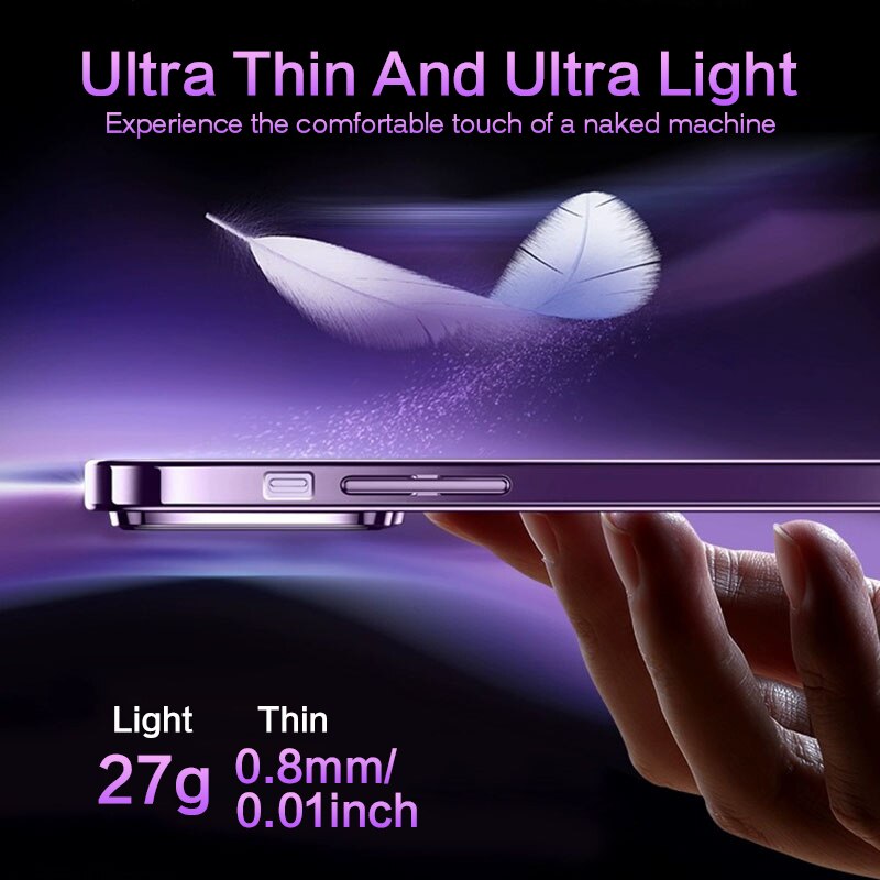 Suitable For iPhone 13/14/15 Large Window Electroplated Protective Lens Magnetic Phone Case