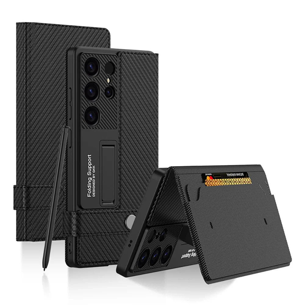 Suitable For Samsung S25 Ultra Flip Leather Wallet Case