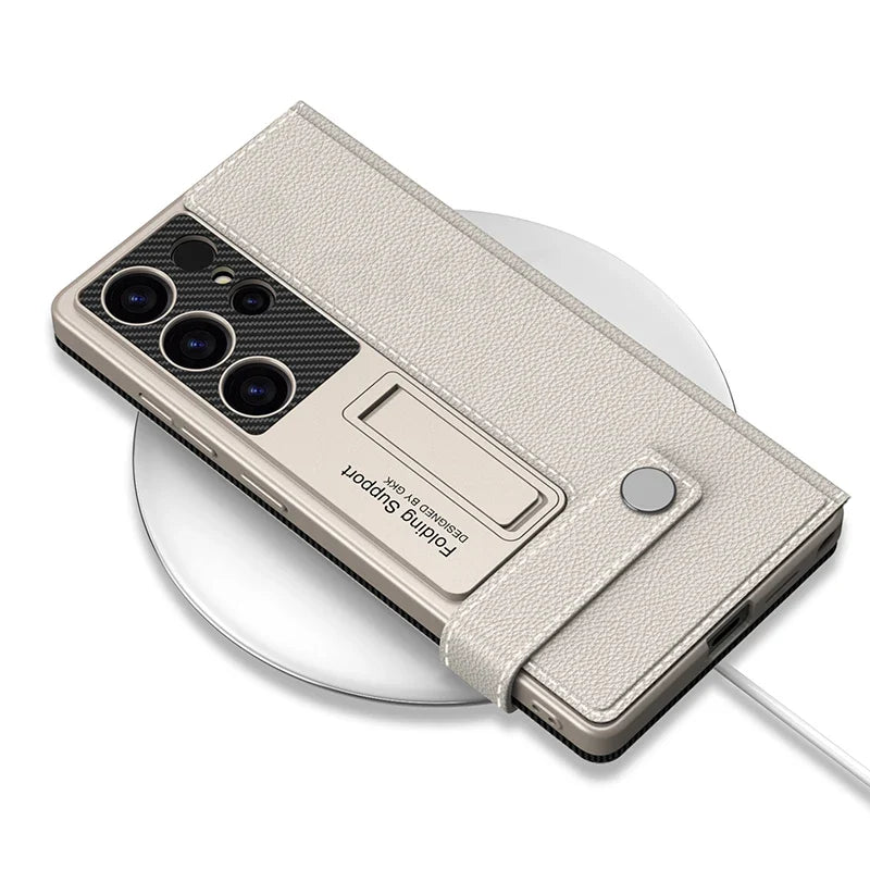 Suitable For Samsung S25 Ultra Flip Leather Wallet Case