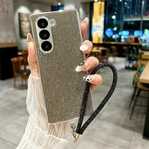 Luxury Sparkling Diamond Bracelet Case For Z Fold Series