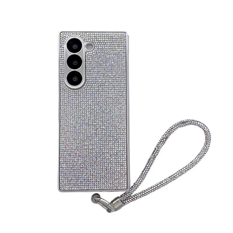 Luxury Sparkling Diamond Bracelet Case For Z Fold Series