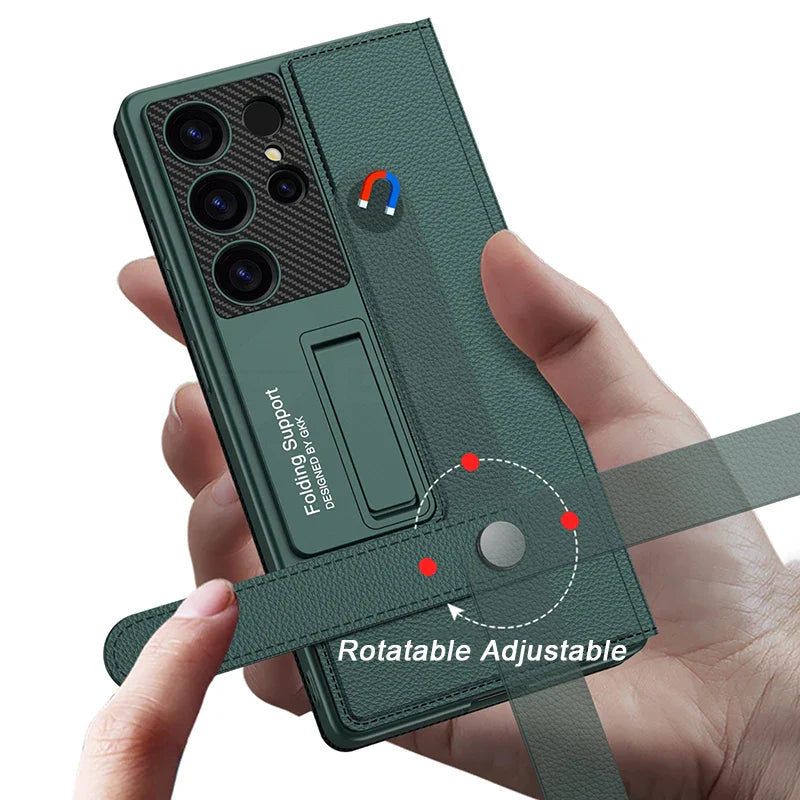 Suitable For Samsung S25 Ultra Flip Leather Wallet Case
