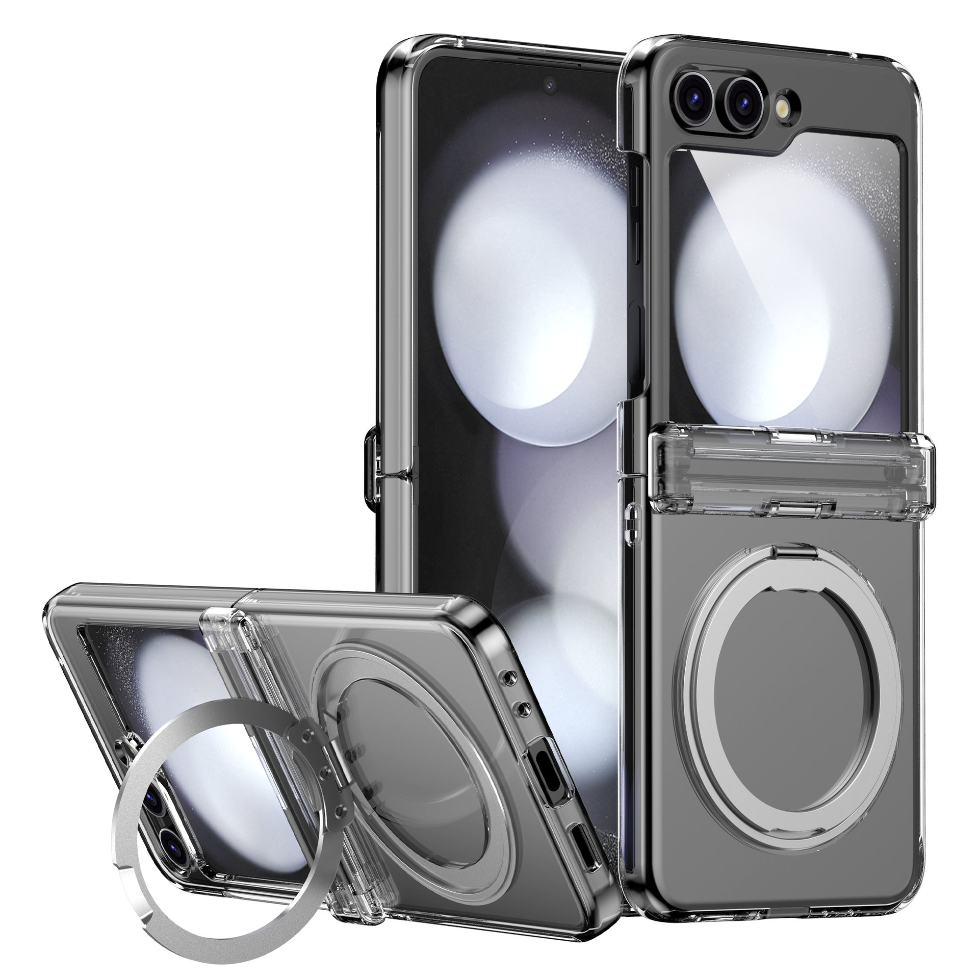 Suitable for Samsung ZFlip5 All-inclusive Hinge Holder Phone Case
