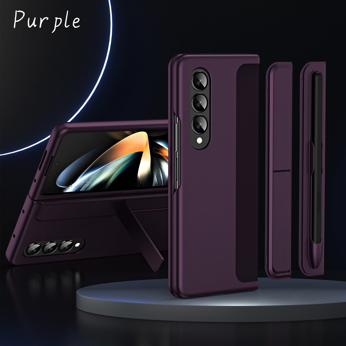 For Samsung ZFold5/6 Fold Two In One Pen Slot Mobile Phone Case