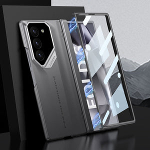 Suitable for Samsung Shell Film Integrated Magnetic Folding Hinge Phone Case